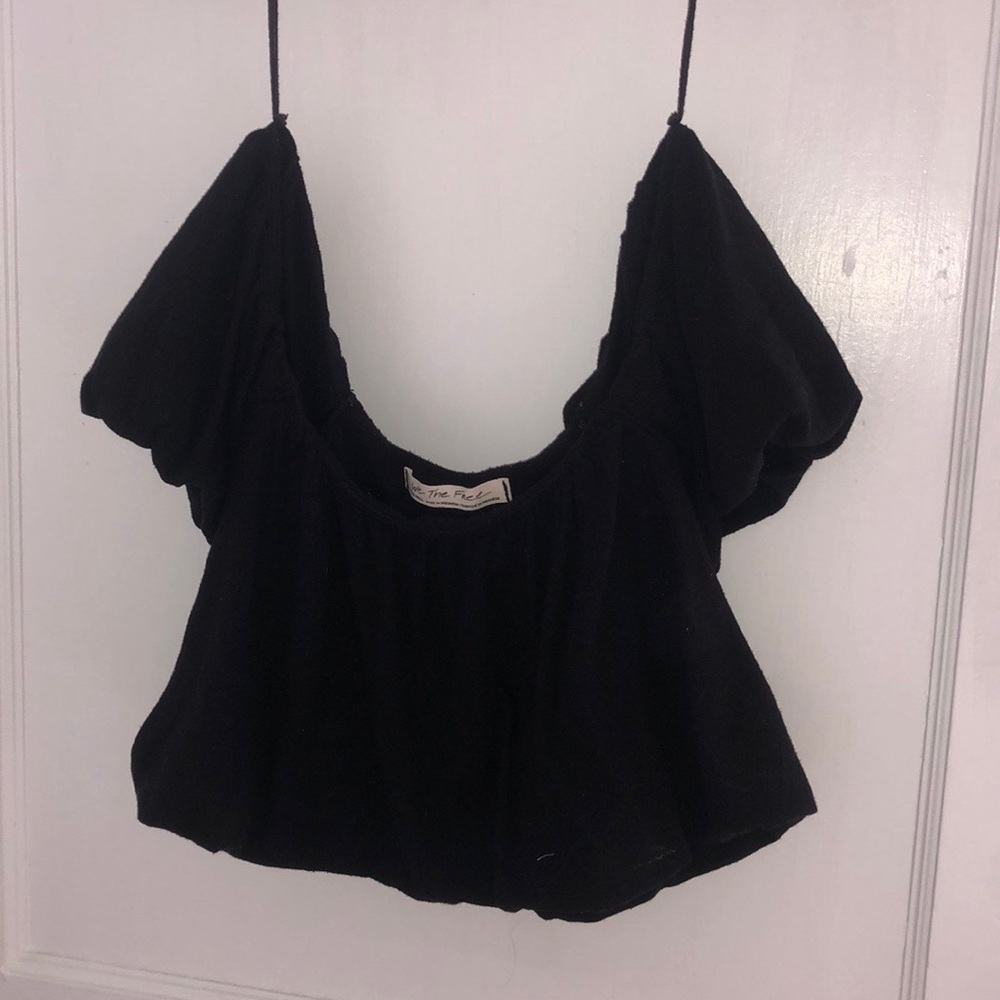 Free people extra small black top